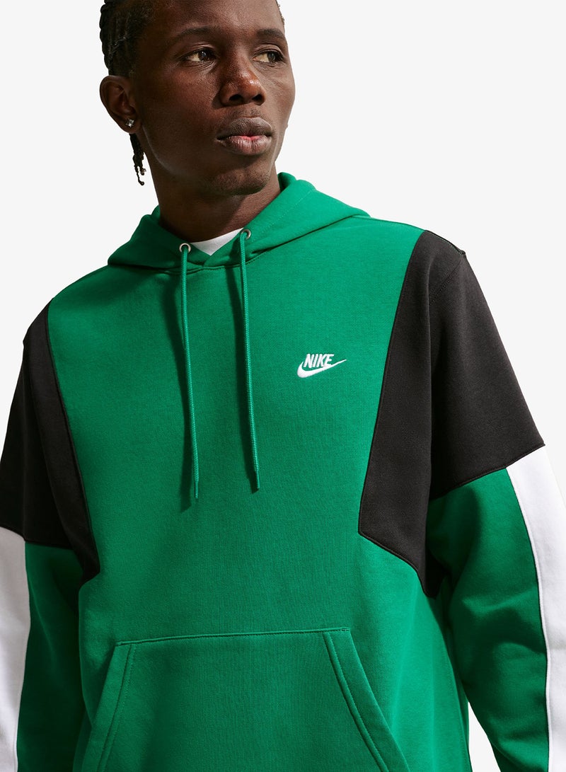 Nike Club Fleece Graphic Track Jacket - Image 3